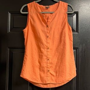 🤩FINAL SALE🤩 Linen tank top Eddie Bauer - women’s size S